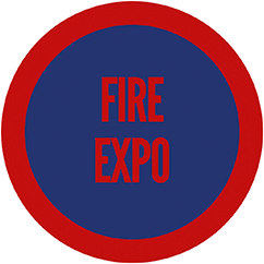 Logo Fire Expo sección de la feria contra incendios