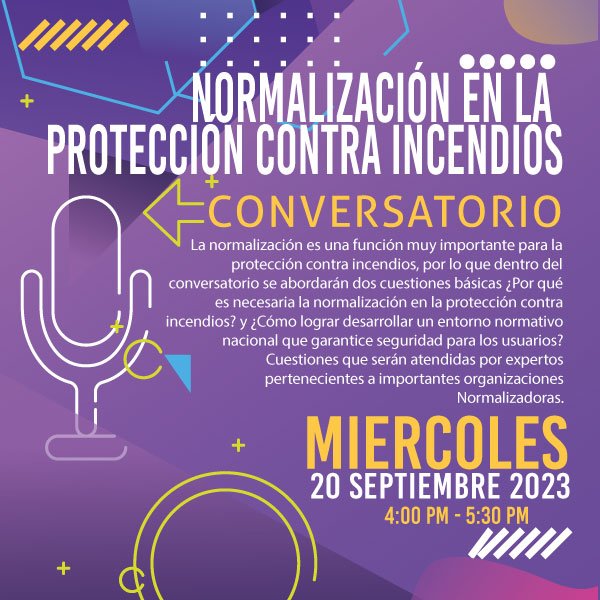Conversatorio Normalización en la protección contra incendios