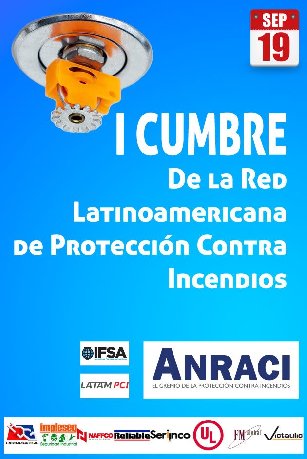 I cumbre red Latam PCI, Fire expo latam medellín Protección Contra incendio plaza mayor,