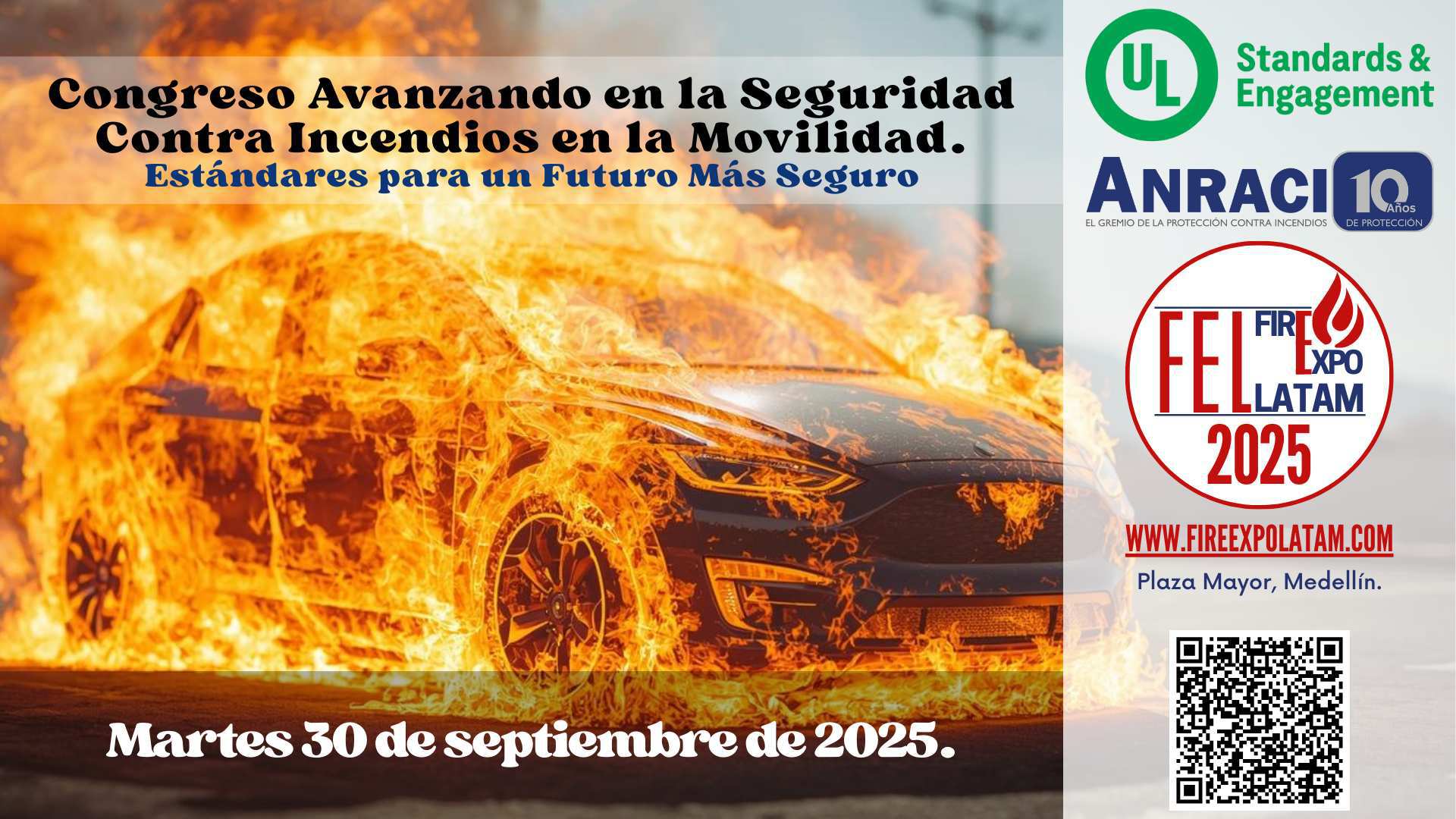 Congreso Avanzando en la Seguridad Contra Incendios en la Movilidad: Estándares para un Futuro Más Seguro